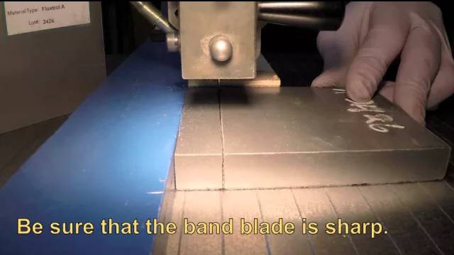 Bandsaw Cutting